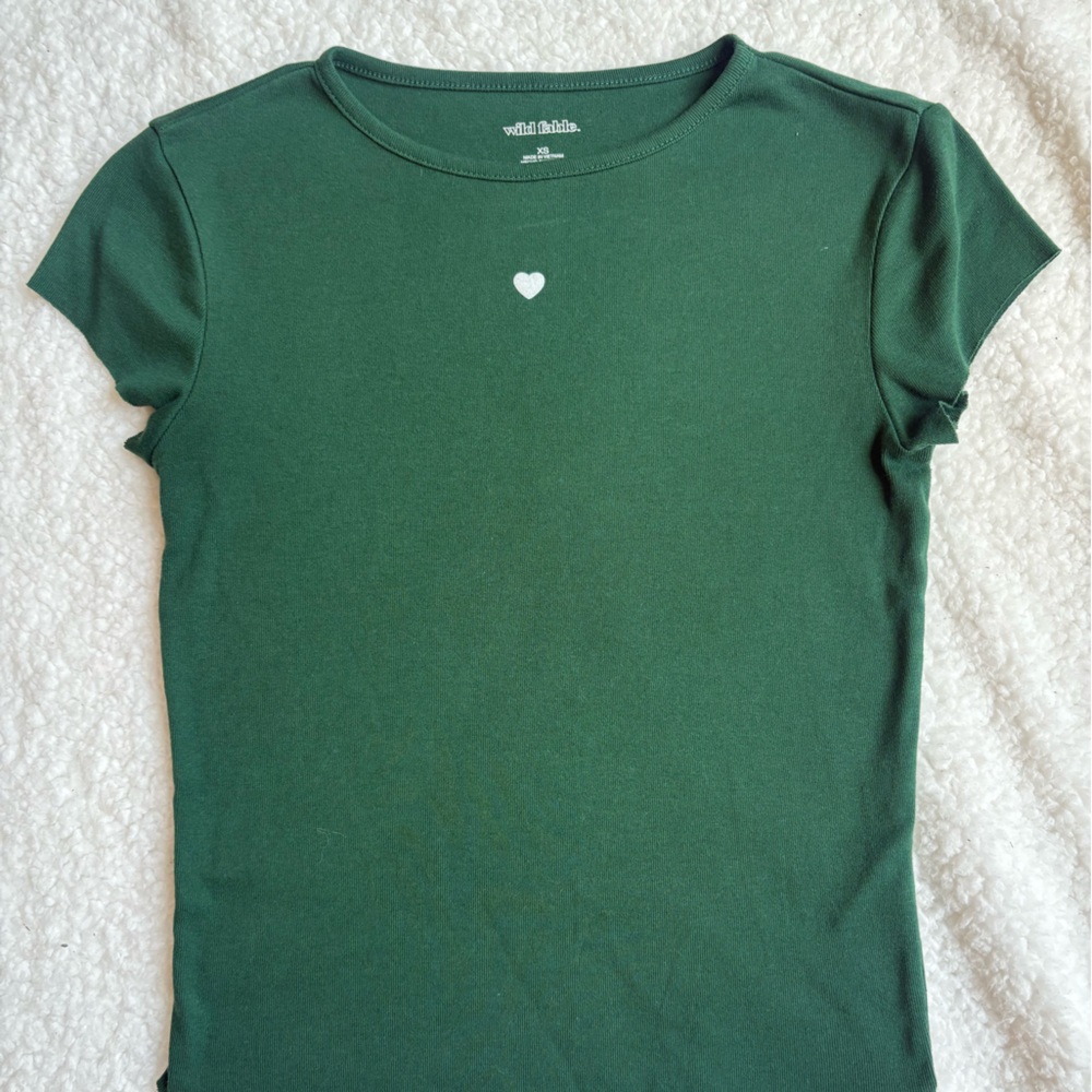 Wild Fable Forest Green Short Sleeve Tee